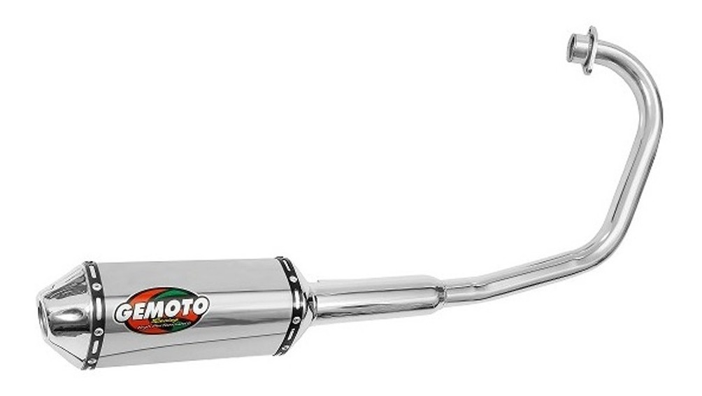 Escape Gemoto Racing 3 Cromado Fan 125 Ks 09-13