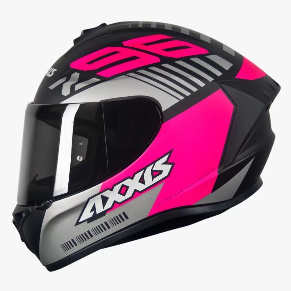 Capacete Axxis Draken Z96 Black Pink White 