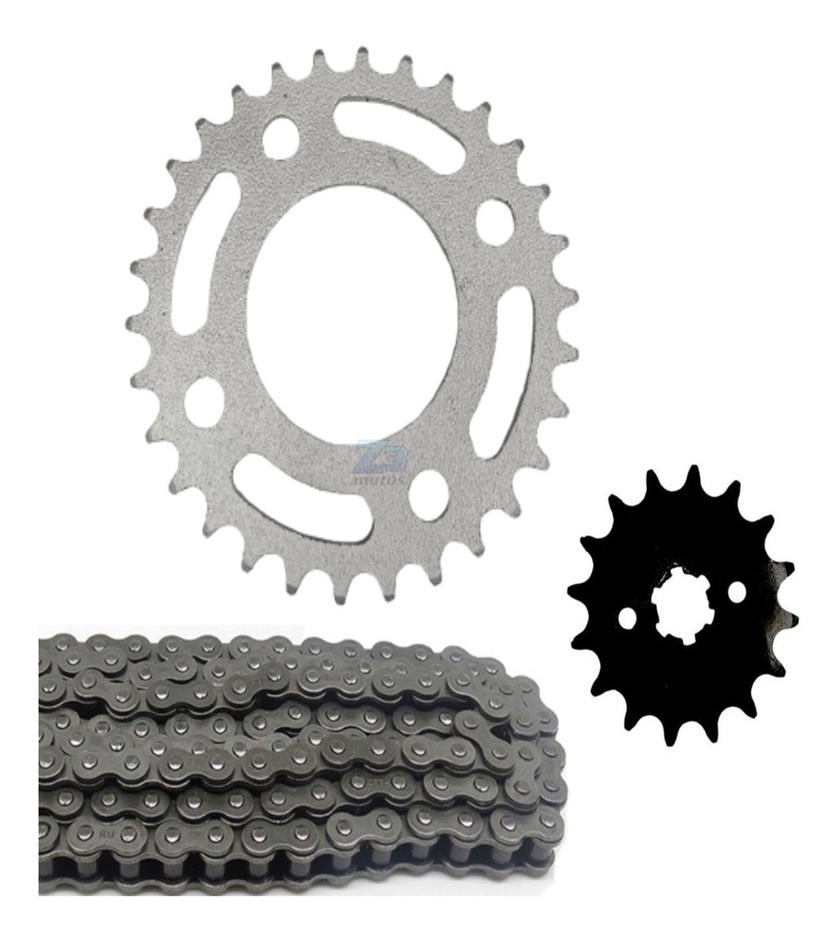 Kit Relação Cbx 150 Aero Coroa 30 Pinhão 16 Corrente Fina