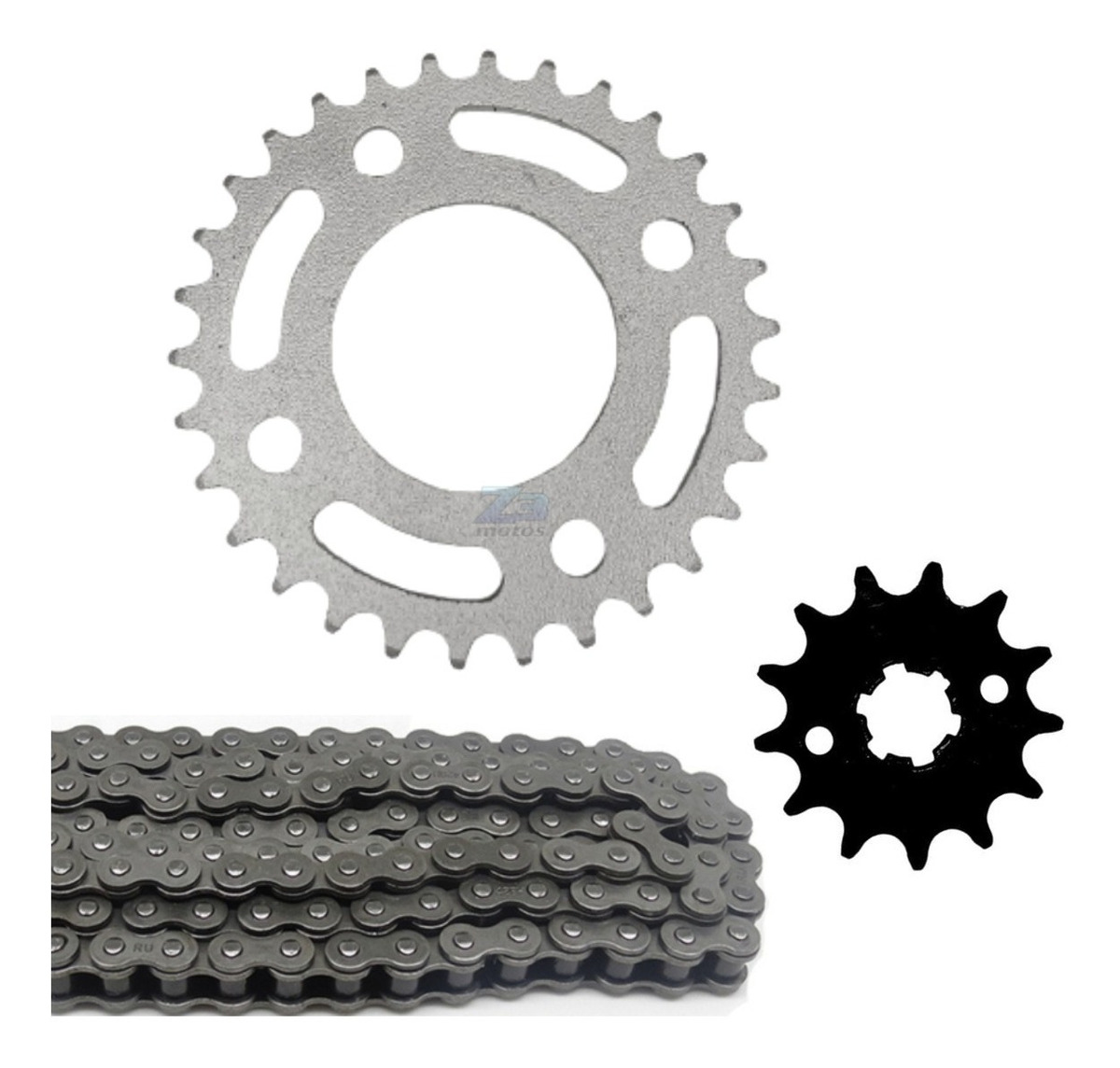 Kit Relação Cbx 150 Aero Coroa 30 Pinhão 14 Corrente Fina