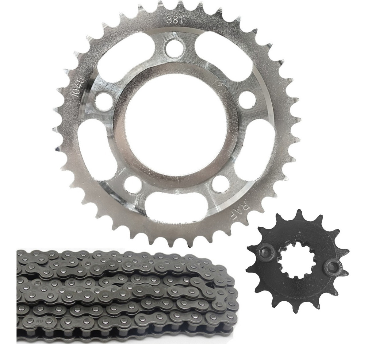 Kit Relação Cb 300 Coroa 38 Pinhão 14 Corrente Fina Retentor