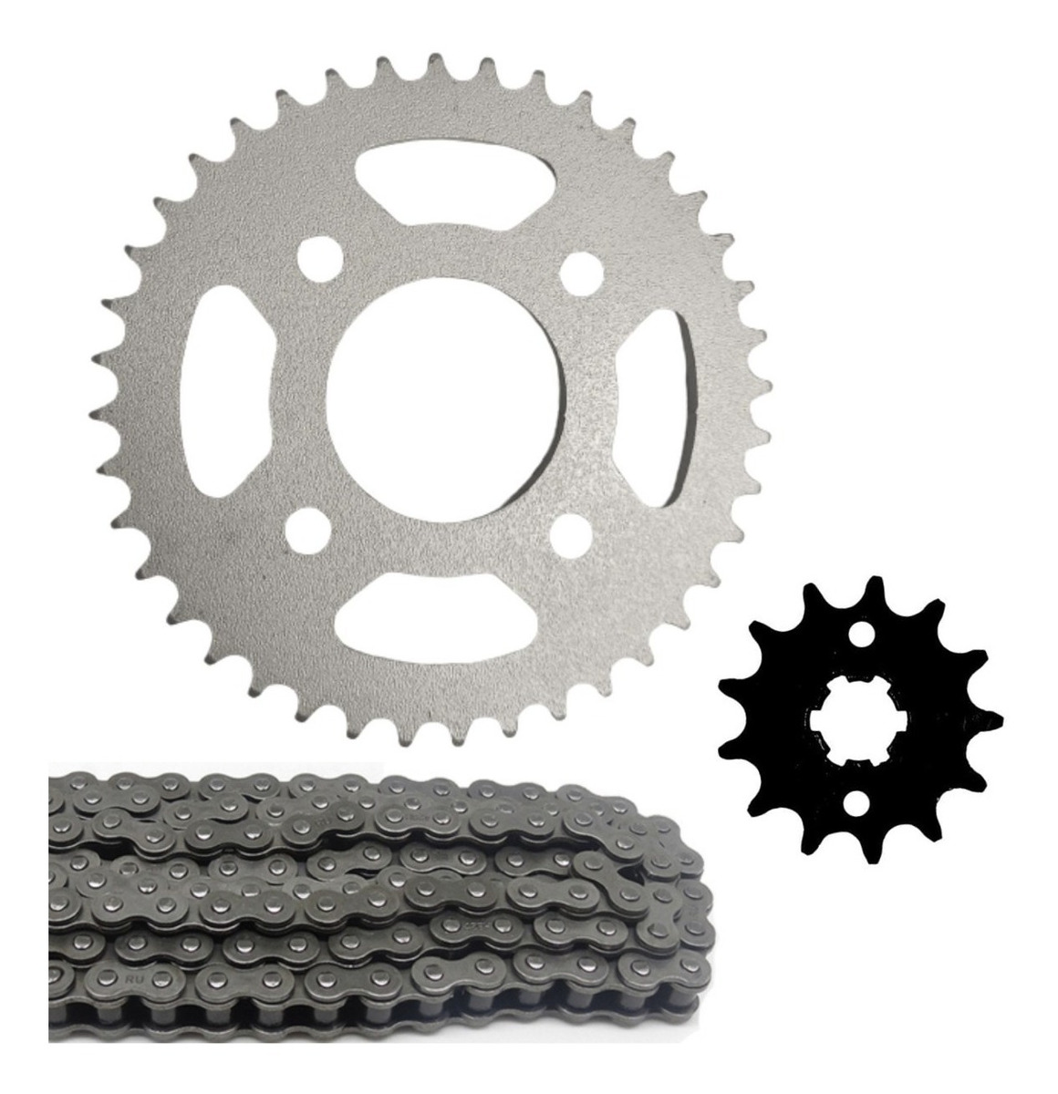 Kit Relação Cbx 150 Aero Coroa 40 Pinhão 13 Corrente Fina