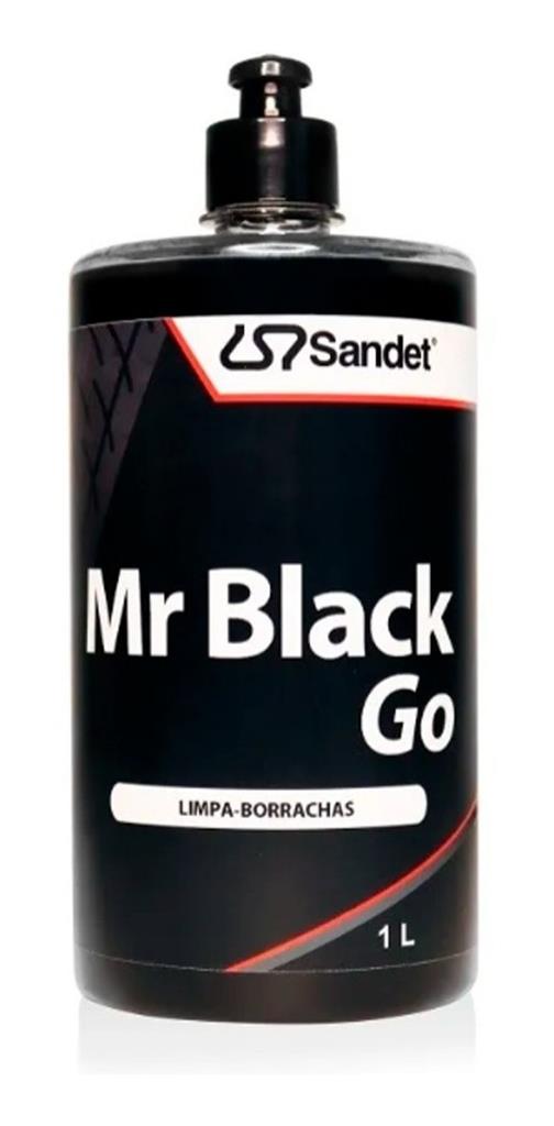 Mr Black Go Pretinho Limpa Borrachas Sandet 1 Litro 
