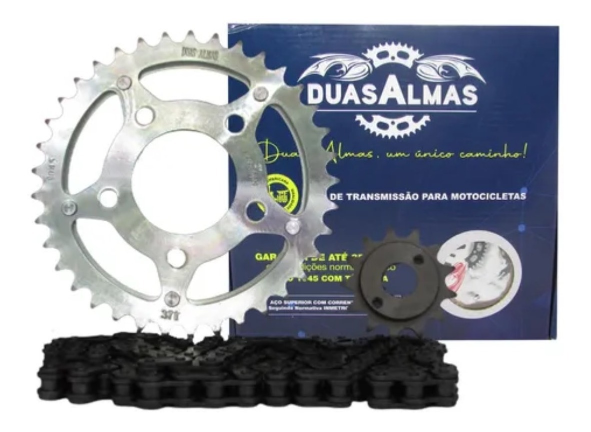 Kit Relação Cb 300 Coroa 37 X 13 Corrente 520h Duas Almas