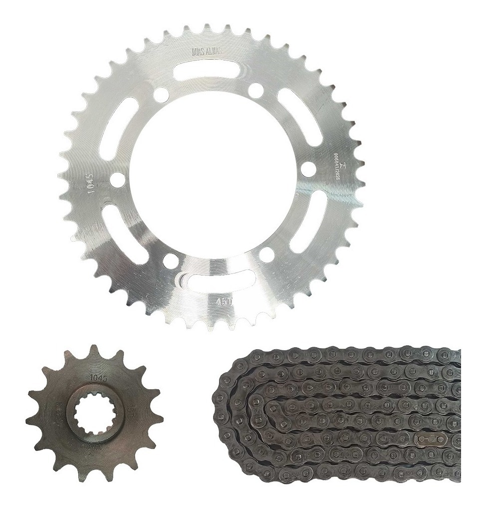 Kit Relação Xt 660 Coroa 45 X Pinhão 15 X Corrente 520h 110l