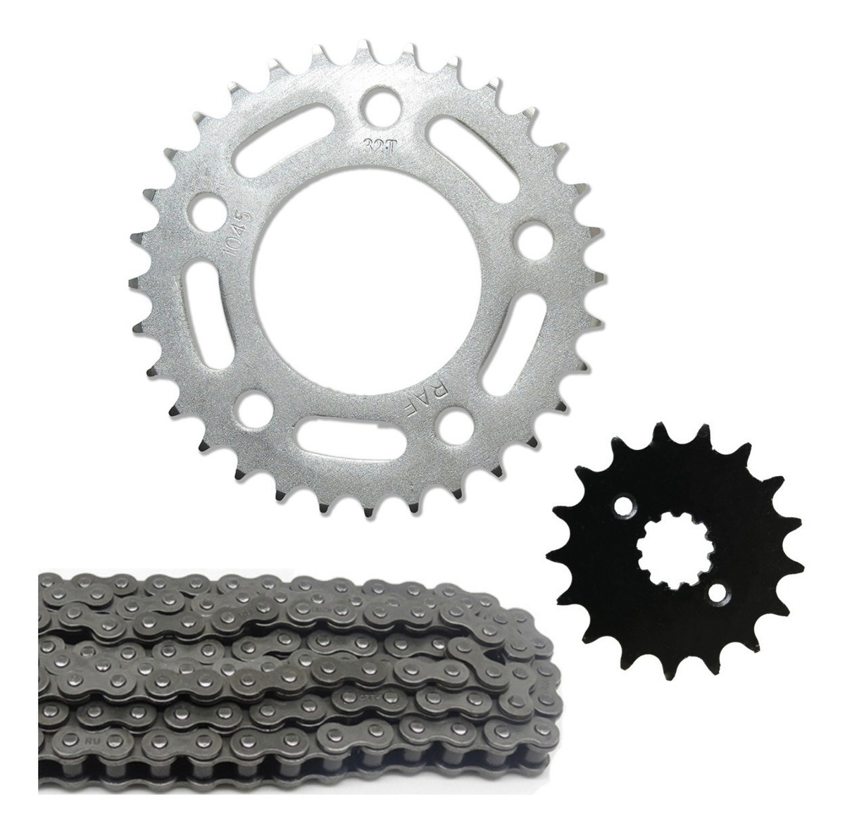 Kit Relação Cbx 250 Twister Coroa 32 Pinhão 17 Corrente Fina