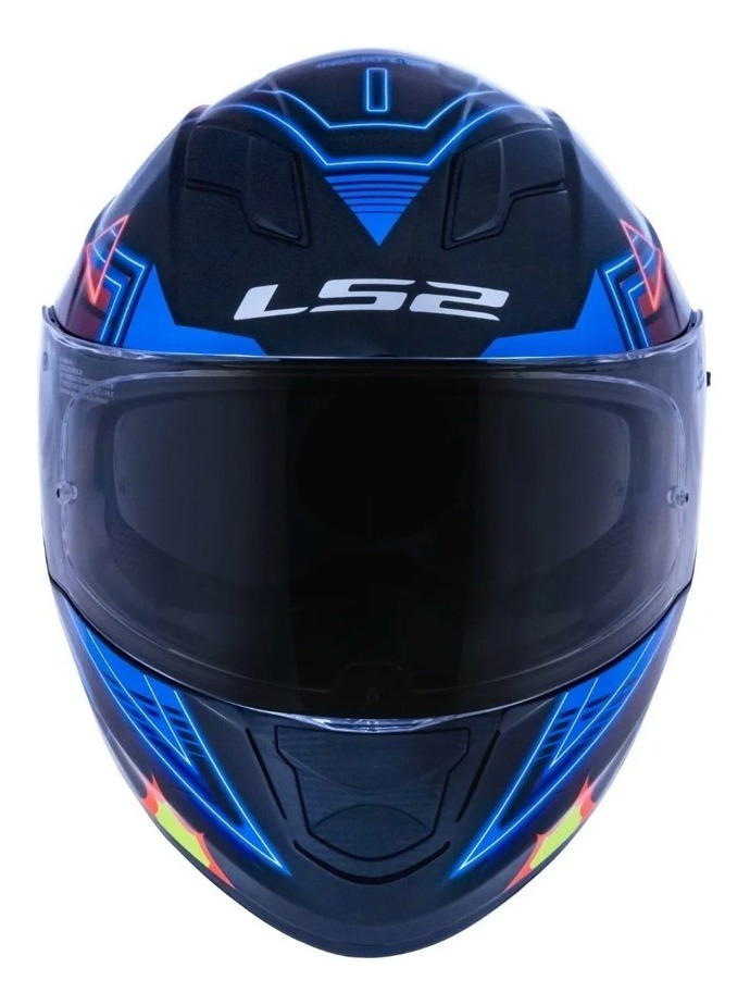 Capacete Ls2 Ff320 Stream Synth Azul
