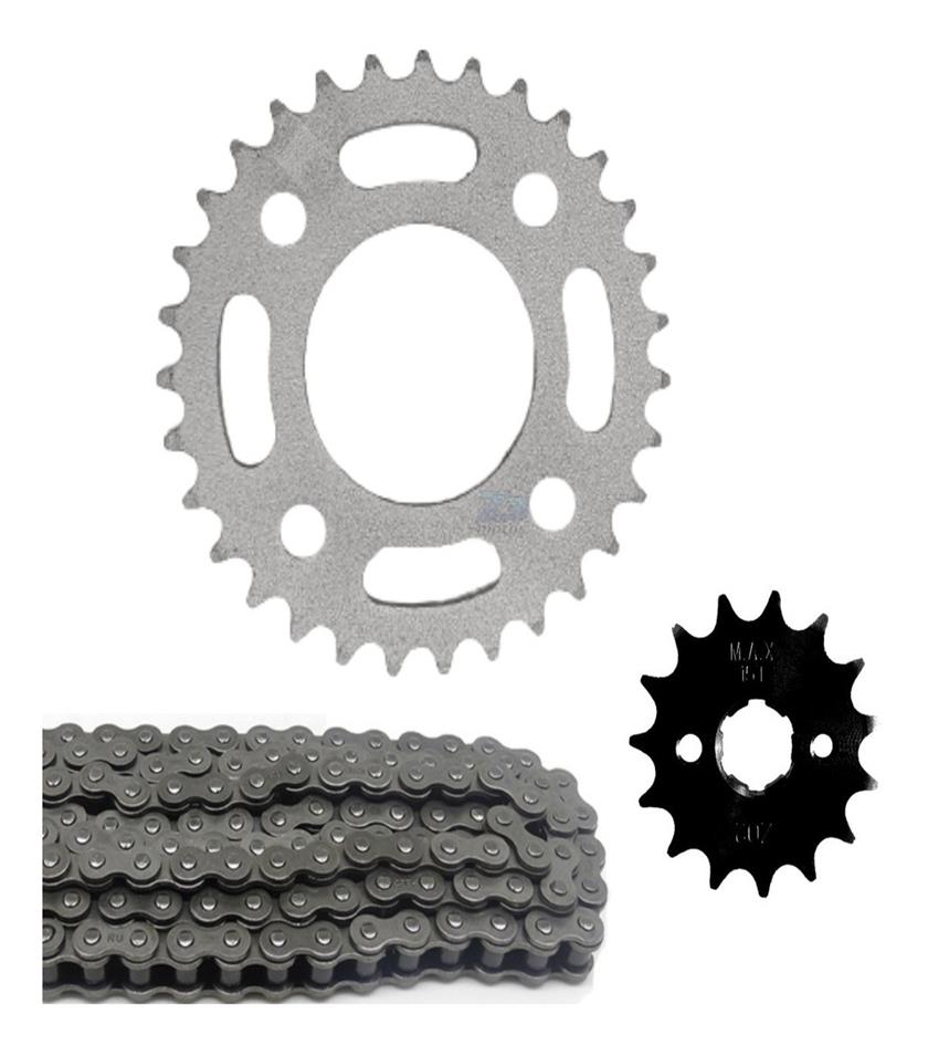 Kit Relação Cbx 150 Aero Coroa 31 Pinhão 15 Corrente Fina