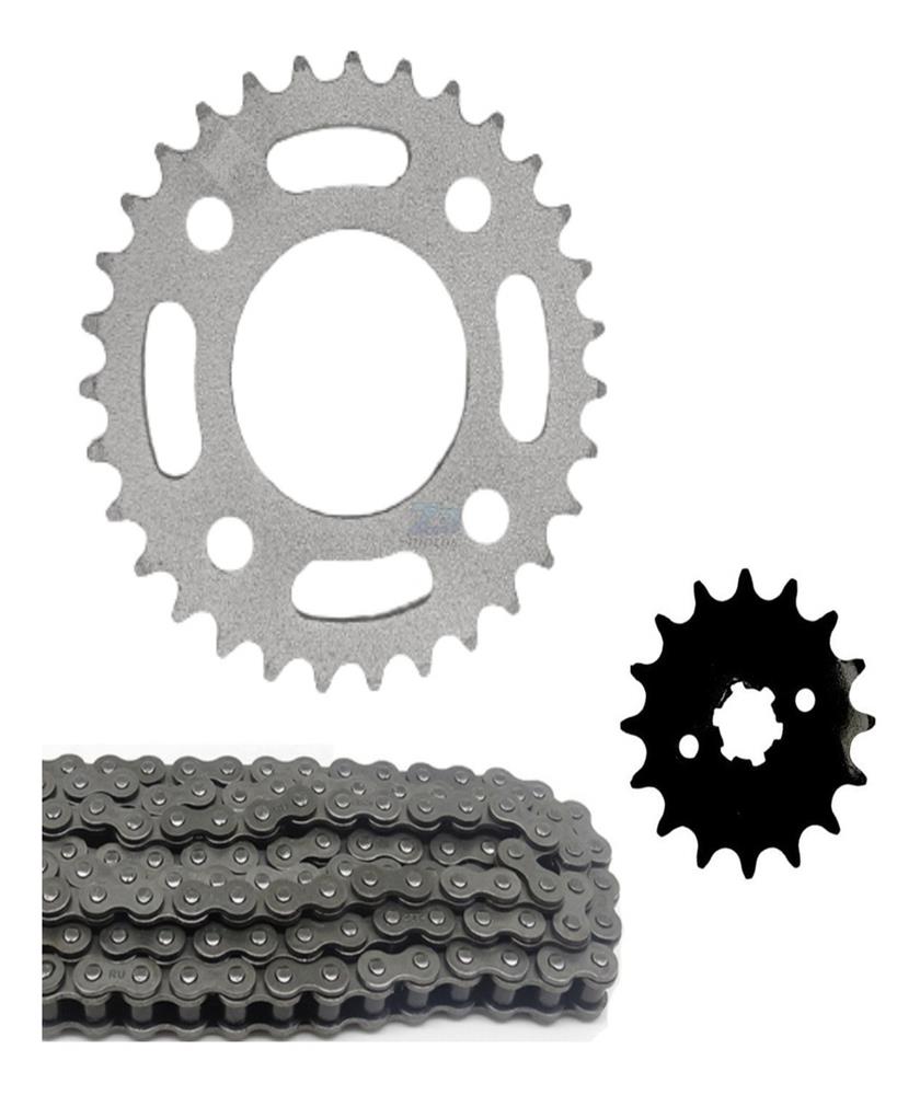 Kit Relação Cbx 150 Aero Coroa 31 Pinhão 16 Corrente Fina