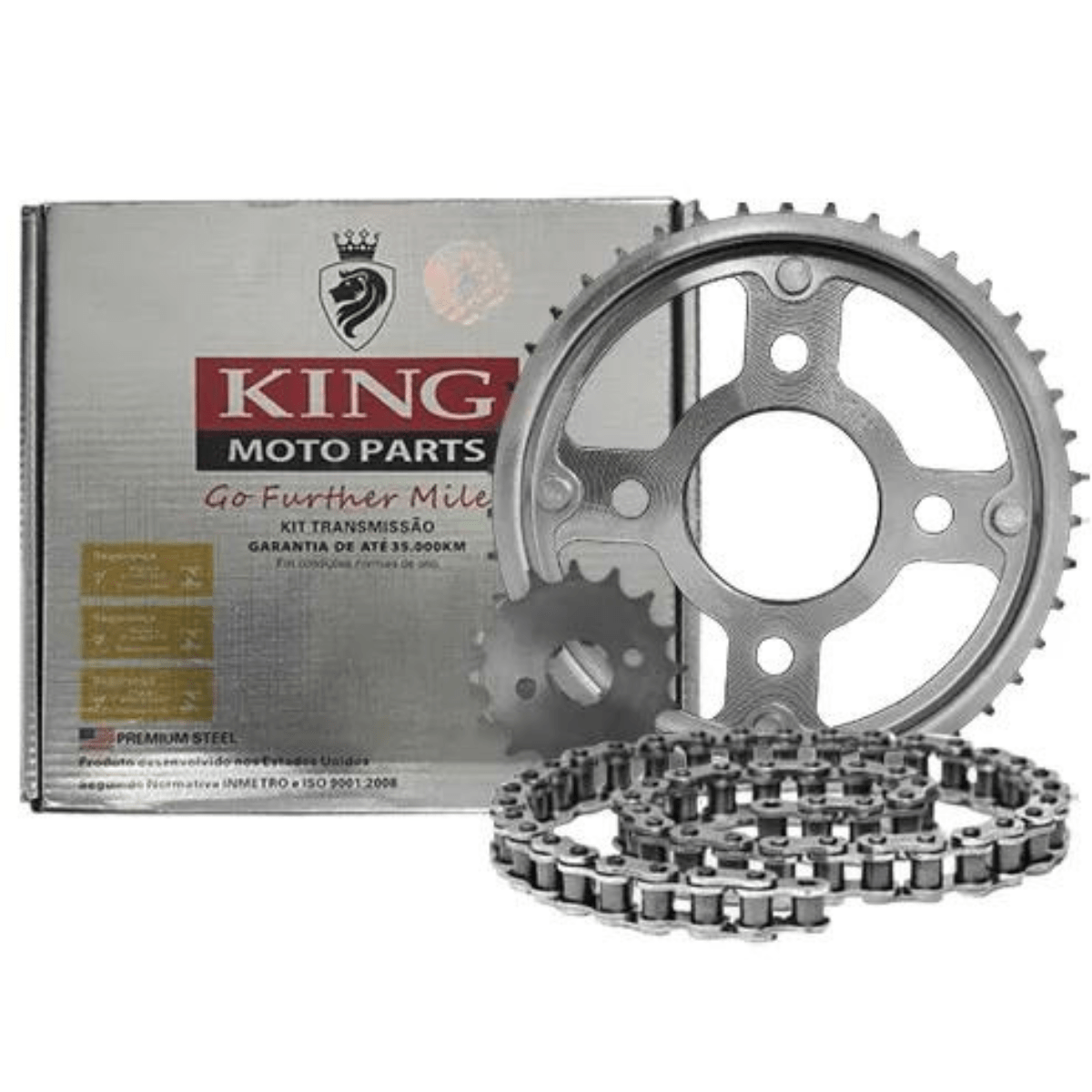 Kit Relação King Titan 125 00-04 / Fan 05-08 / Titan - Fan 150 / Titan - Fan 160