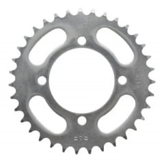 Kit Relação Ybr 125 Coroa 35 Pinhão 13 Corrente Fina Retento