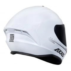Capacete Axxis Draken Solid Mono Gloss White  
