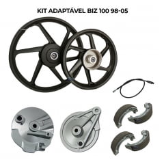 Kit Roda Scud 6p Adaptável Biz 100 1998-2005  
