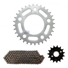 Kit Relação Cbx 250 Twister Coroa 32 Pinhão 14 Corrente Fina