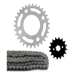 Kit Relação Cbx 150 Aero Coroa 30 Pinhão 16 Corrente Fina