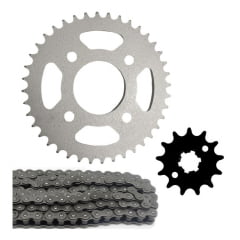 Kit Relação Cbx 150 Aero Coroa 40 Pinhão 14 Corrente Fina