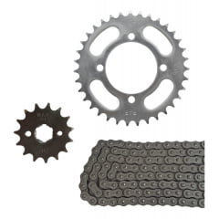 Kit Relação Yamaha Ybr 125 35 x 15 Corrente Fina Retentor