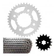 Kit Relação Titan / Fan 125 2000 - 2008 Coroa 35 Pinhão 16