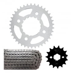Kit Relação Titan / Fan 125 2000 - 2008 Coroa 35 Pinhão 15