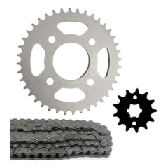 Kit Relação Cbx 150 Aero Coroa 40 Pinhão 13 Corrente Fina