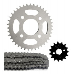 Kit Relação Cbx 150 Aero Coroa 40 Pinhão 15 Corrente Fina