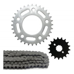 Kit Relação Cbx 250 Twister Coroa 32 Pinhão 17 Corrente Fina