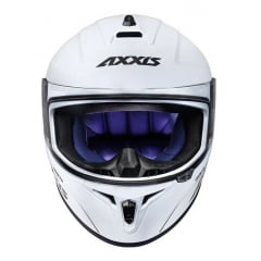 Capacete Axxis Draken Solid Mono Gloss White  