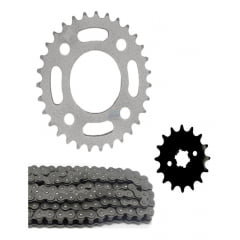 Kit Relação Cbx 150 Aero Coroa 31 Pinhão 16 Corrente Fina