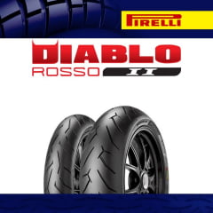 Pneu Ninja Z300 110 70 17 + 140 70 17 Pirelli Diablo Rosso 2