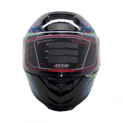 Capacete Axxis Skull Gloss Black Blue